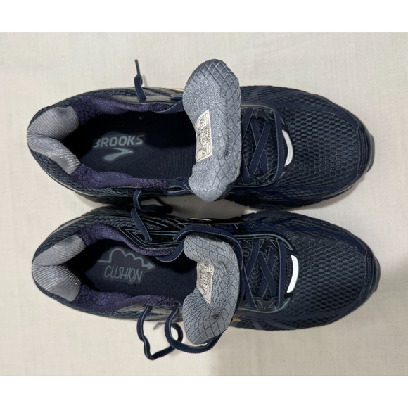 Brooks Beast 16 Men's Size 9.5 2E Wide Running Training Shoes Blue Gold - Picture 4 of 8